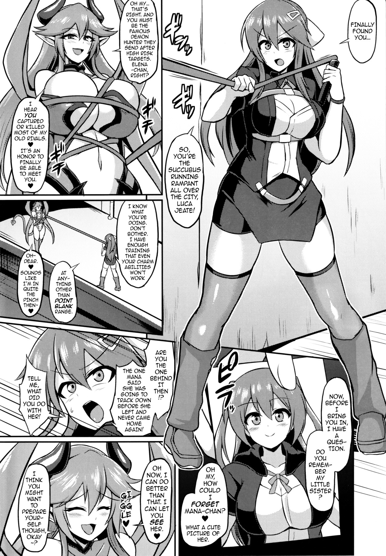 Hentai Manga Comic-A Lesbian Succubus's Lust Crest Pleasure Training 2-Read-3